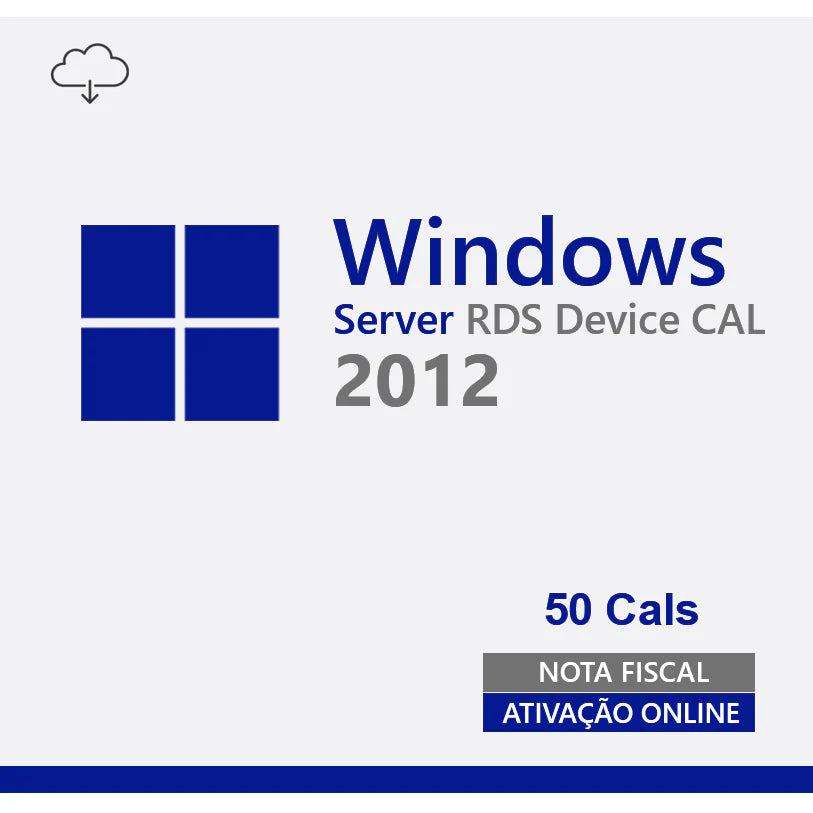 Cal de Acesso Remoto Windows Server 2012 - 50 Usuários